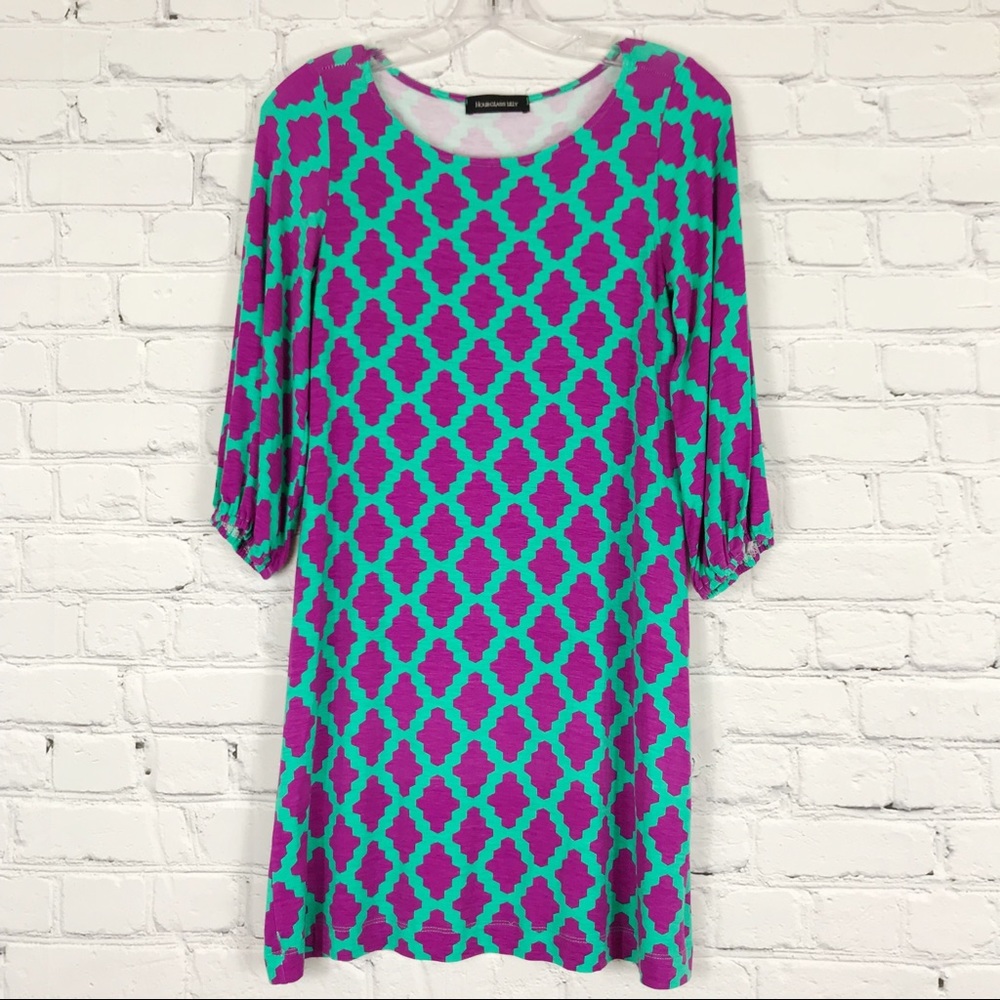 HourGlass Lilly Purple and Blue Tunic🌻